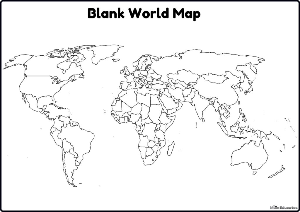 World Map Blank | World Map Printable