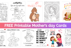 Mother's day card to print title