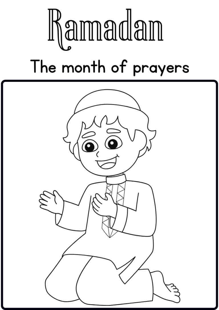 Free ramadan colouring pages the mum educates