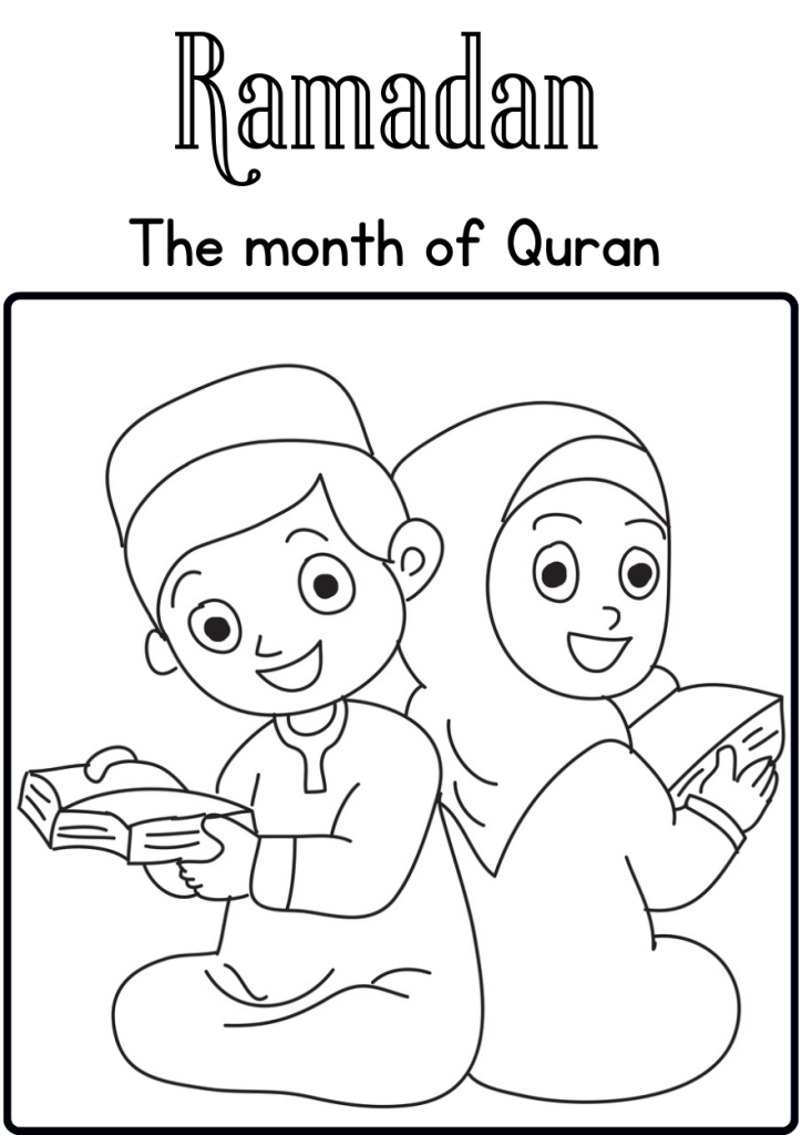 FREE Ramadan Colouring Pages - The Mum Educates