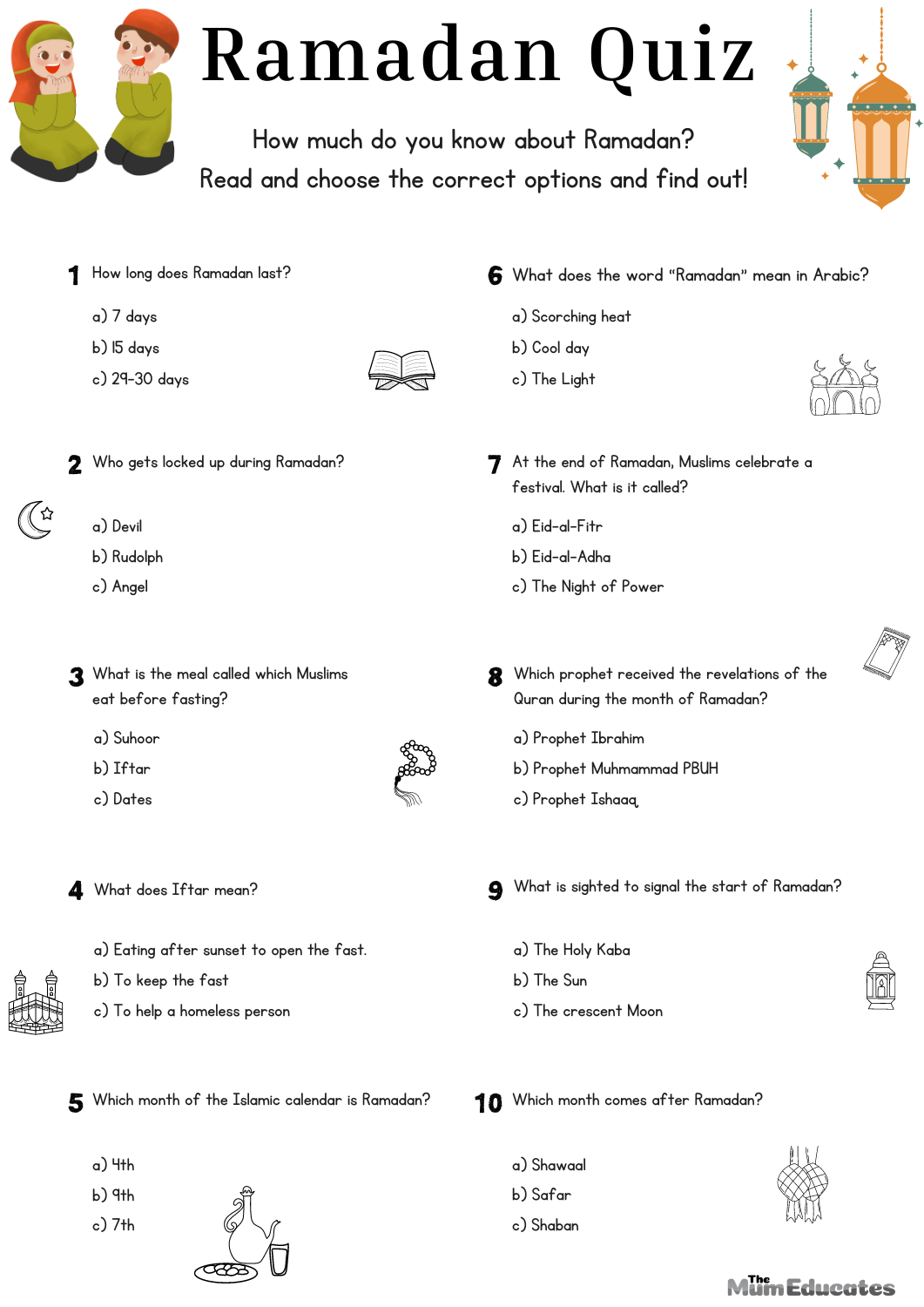 ramadan quiz questions and answers malayalam pdf download