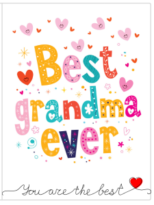 Best grandma card color 