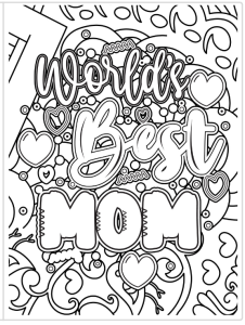 World's Best Mother Mom card | Mom Day card