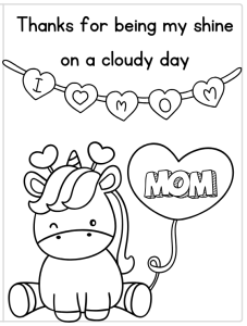 Thanks mom card mother's day | Happy mom day