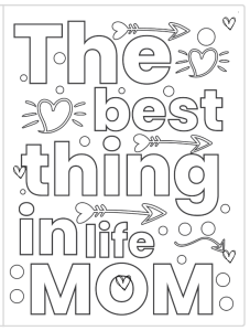 The best thing in life mom card | Mother's day card messages