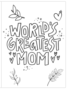 Greatest mom card