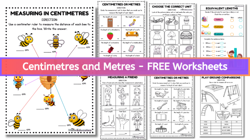 centimetres and metres