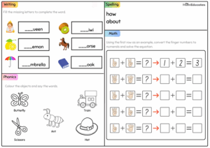 Reception Worksheets - The Mum Educates